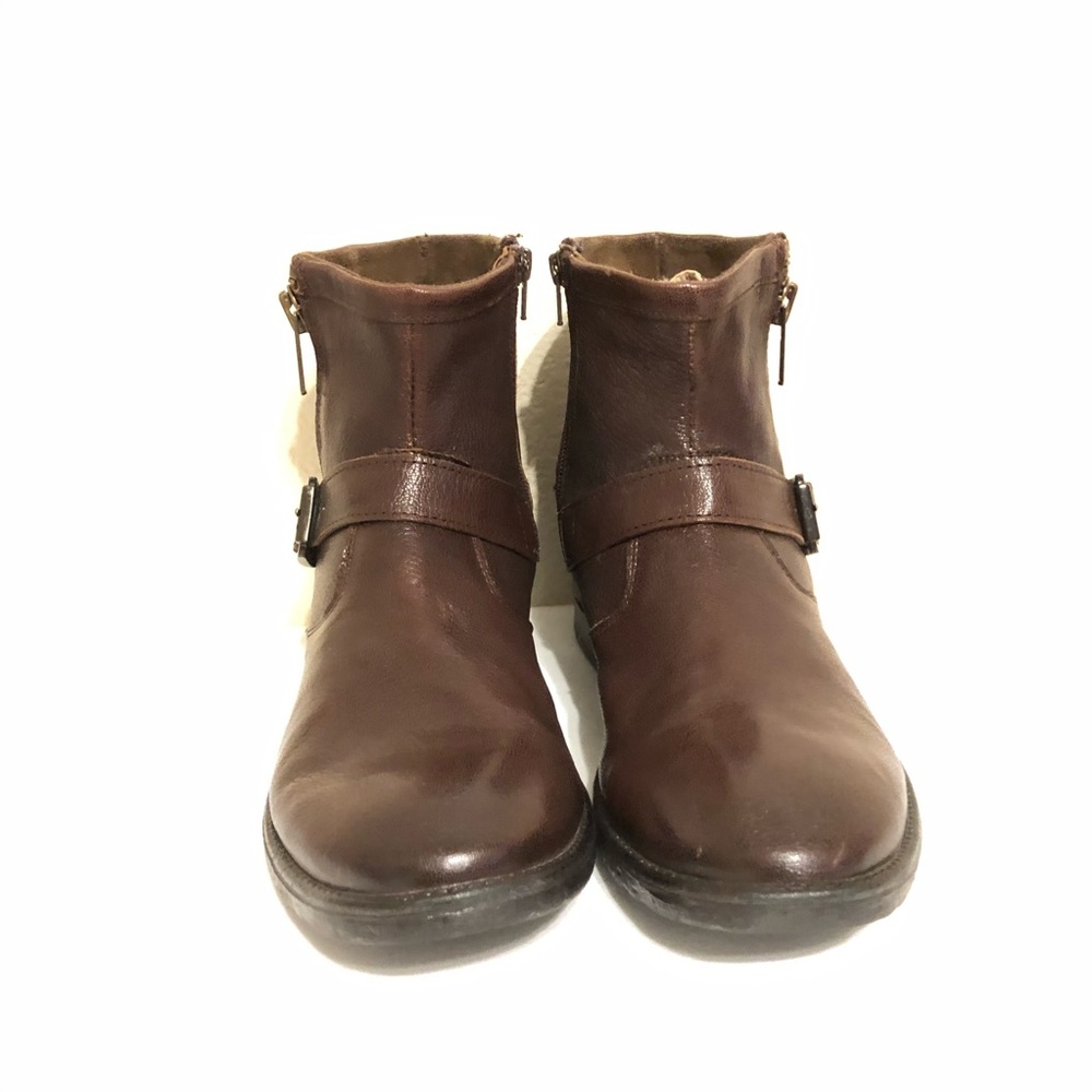 Kenneth Cole Dark Brown Leather Boots